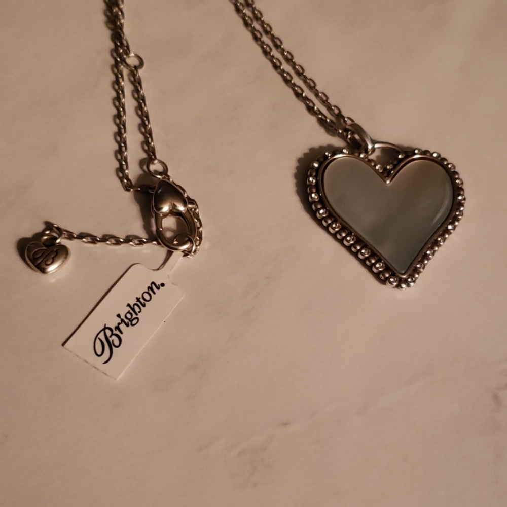 NWT Brighton Sterling Silver Heart Necklace